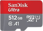 כרטיס זיכרון MicroSDXC מבית SanDisk - נפח 512GB