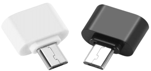 חבילה של 10 יחידות של מתאם OTG מחיבור Micro לכניסת USB