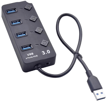 מפצל USB 3.0 עם 4 כניסות