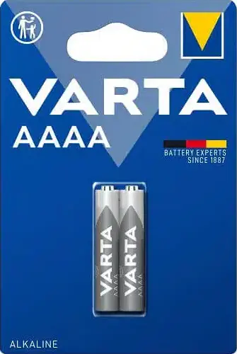 זוג סוללות Varta AAAA