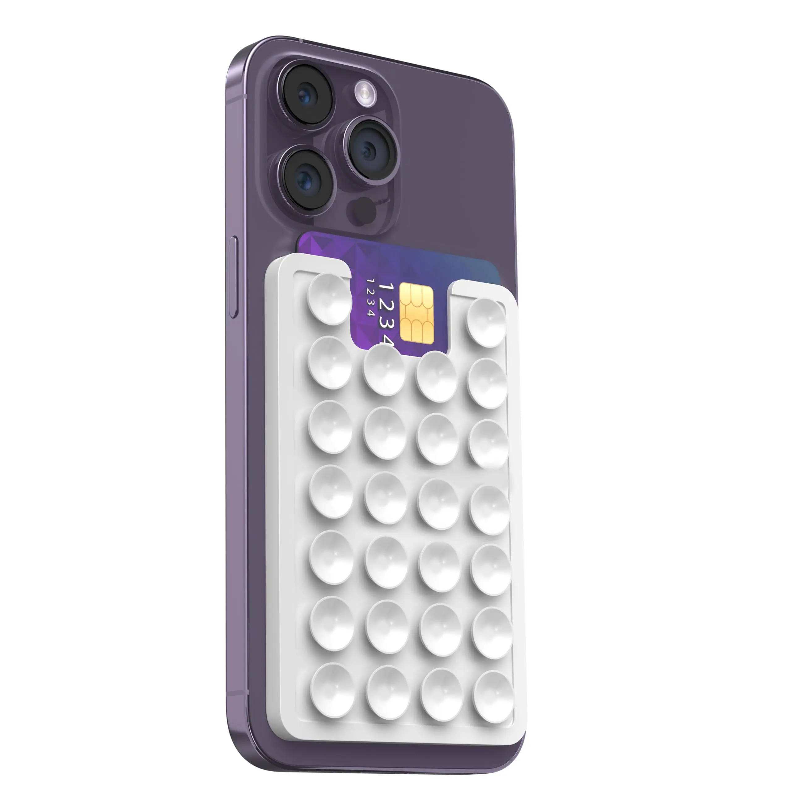 ארנק כרטיסי אשראי לגב המכשיר דגם StickyGrippy