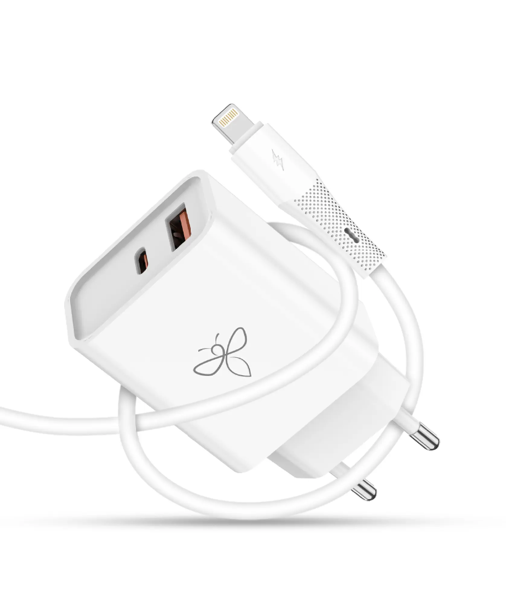 מטען 25W עם כבל PD Lightning מבית BeeTech