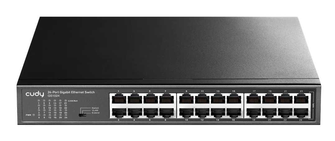 מפצל רשת 24 יציאות Giga דגם GS1024 מבית Cudy
