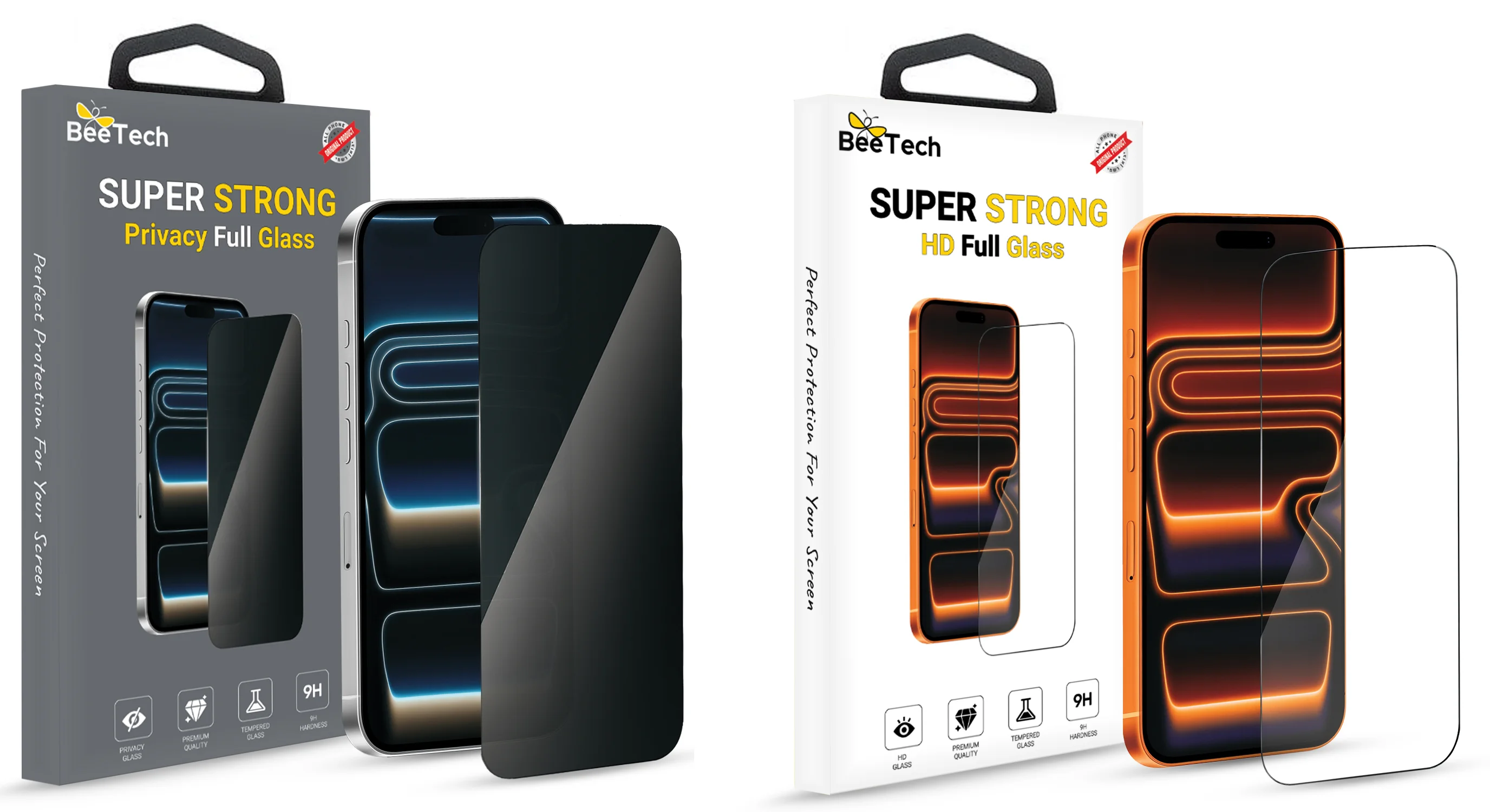 זכוכית מלאה BeeTech Super Strong